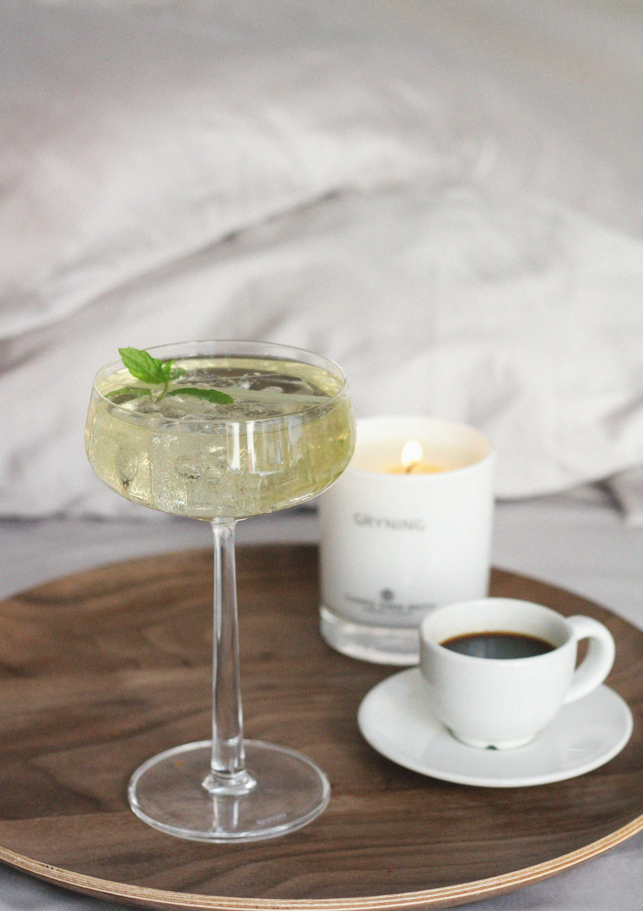 Start the morning with a bubbly cocktail
