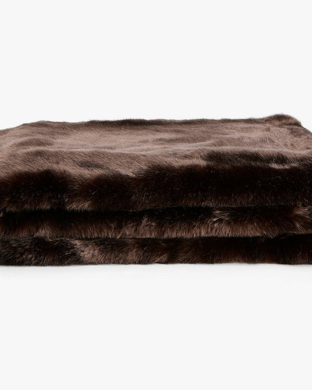 Faux Fur Throw